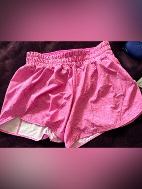 lululemon athletica Pink Heather Running Shorts